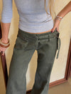 Sussa pants with details - Khaki