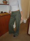 Sussa pants with details - Khaki