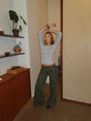 Sussa pants with details - Khaki
