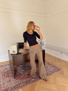 Sussa pants with details - Light brown