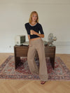 Sussa pants with details - Light brown