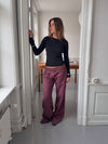 Sussa pants with details - Burgundy