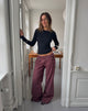 Sussa pants with details - Burgundy