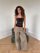 Maxim pants with buttons - Beige