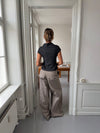 Maxim pants with buttons - Taupe