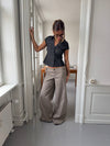 Maxim pants with buttons - Taupe