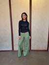 Maxim pants with buttons - Green