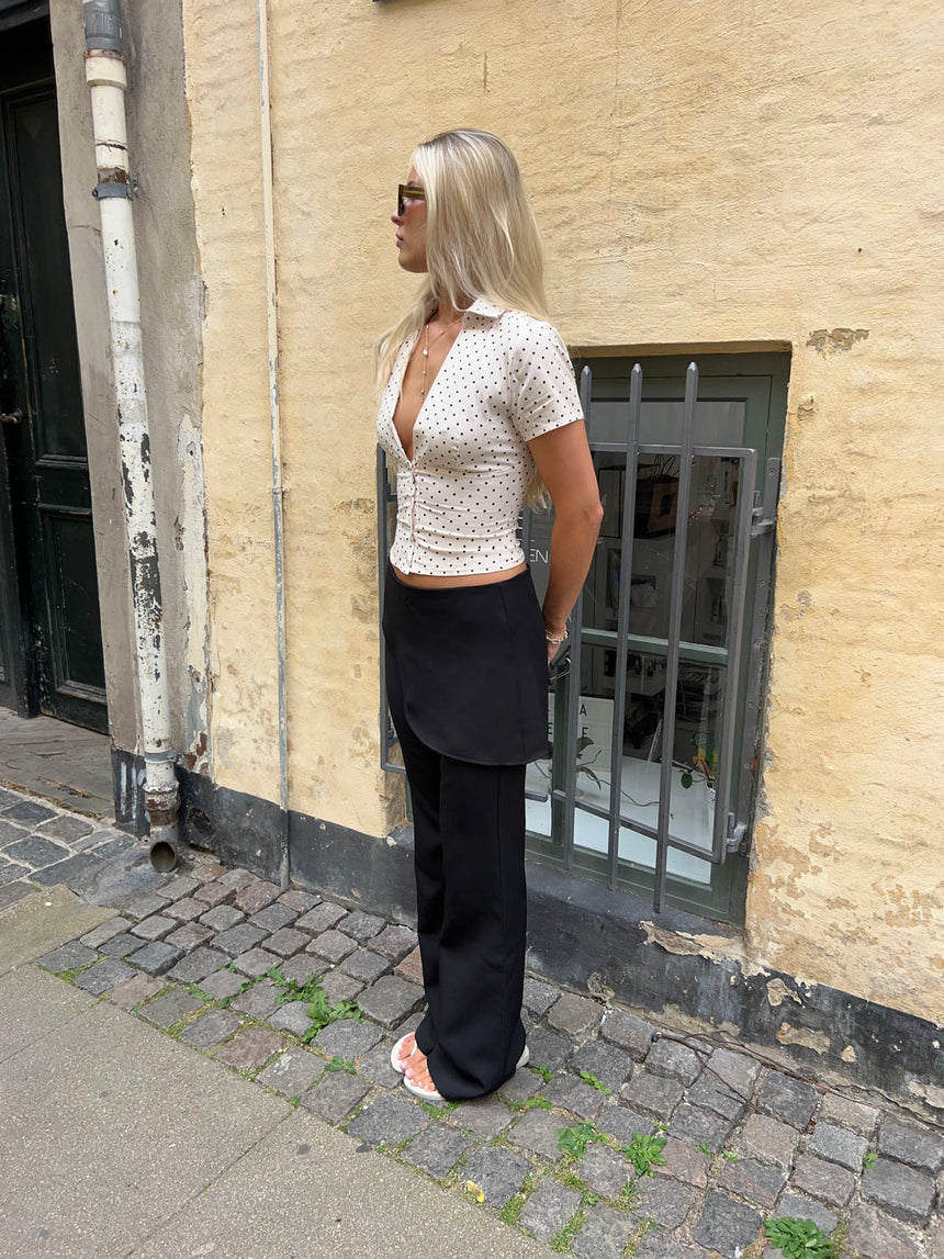 Kira pants with wrap detail – Black