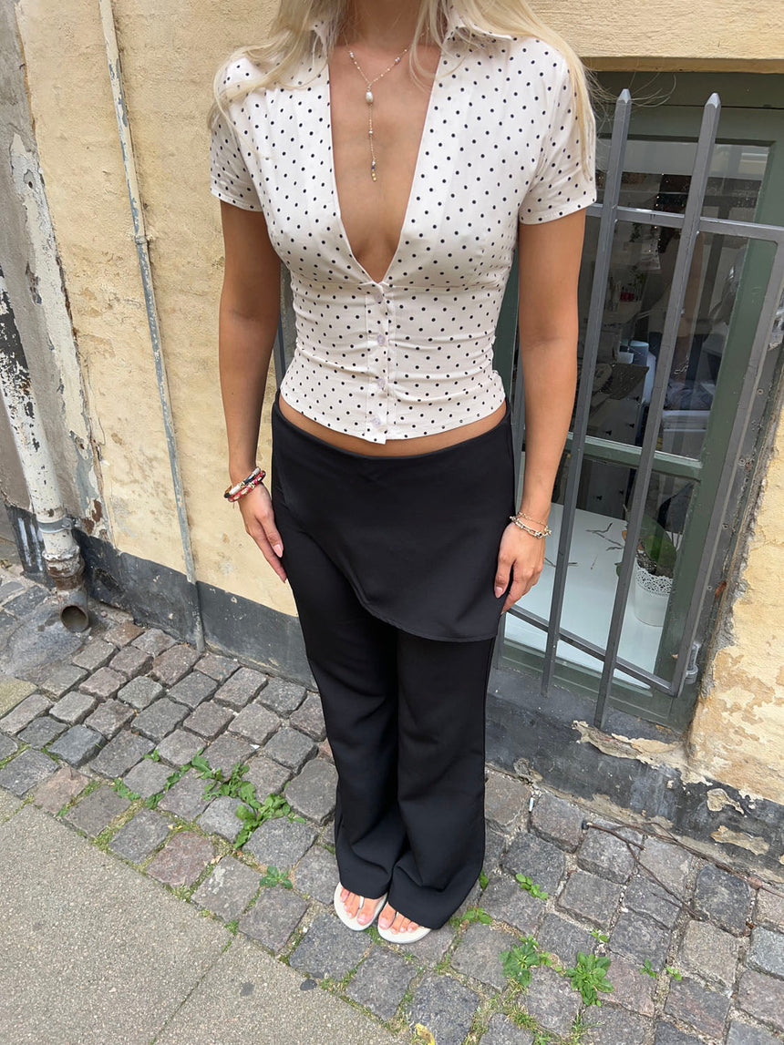 Kira pants with wrap detail – Black