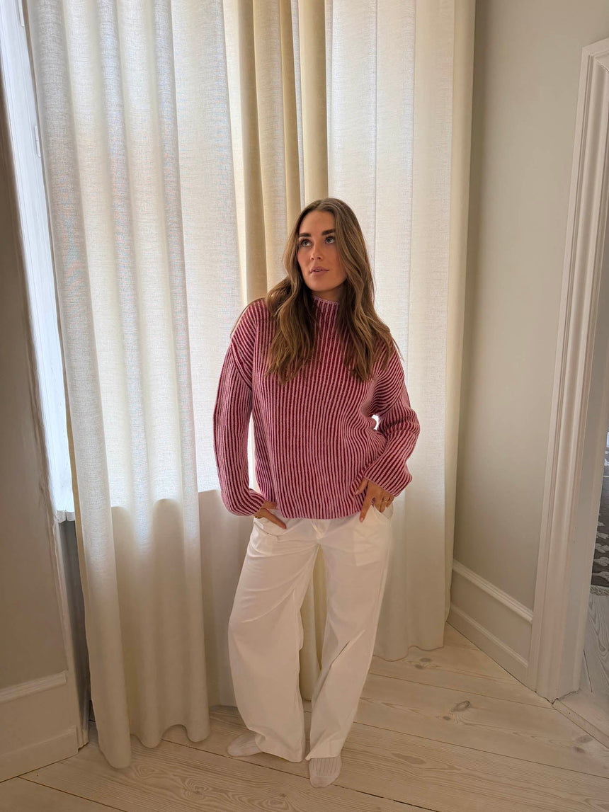 Lucille Pants with drawstring closure - White