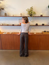 Bello pants with striped trim - Grey