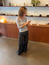 Bello pants with striped trim - Grey