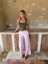 Vitella pants with stripes - Light pink