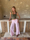 Vitella pants with stripes - Light pink