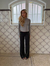 Hilda pants with detail - Black/green