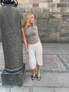 Calsia capri pants - Beige