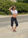 Alberita capri pants - Blue