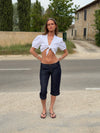 Alberita capri pants - Blue