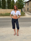 Alberita capri pants - Blue
