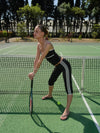 Speeda capri pants with stripes – Jet Black/cloud