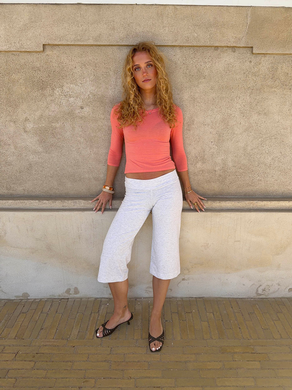 Milo capri shorts - Grey