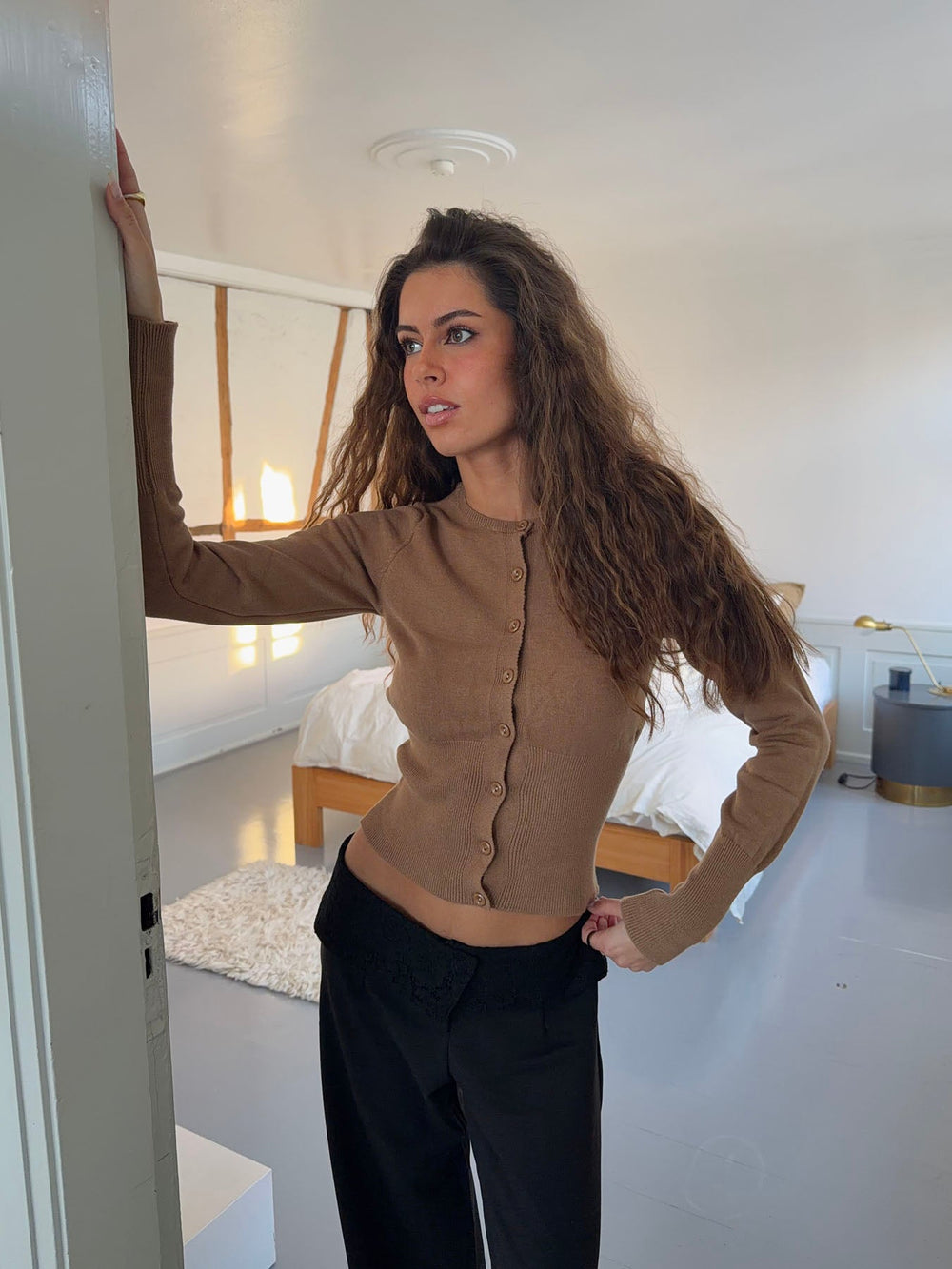 Charlotte cardigan - Brown