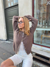 Grace knit cardigan - Brown