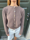 Grace knit cardigan - Brown