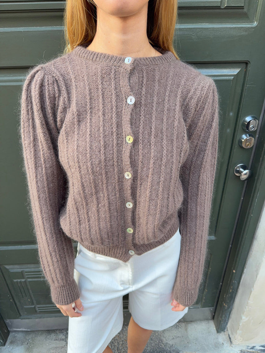 Grace knit cardigan - Brown