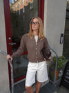 Grace knit cardigan - Brown