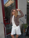 Grace knit cardigan - Brown