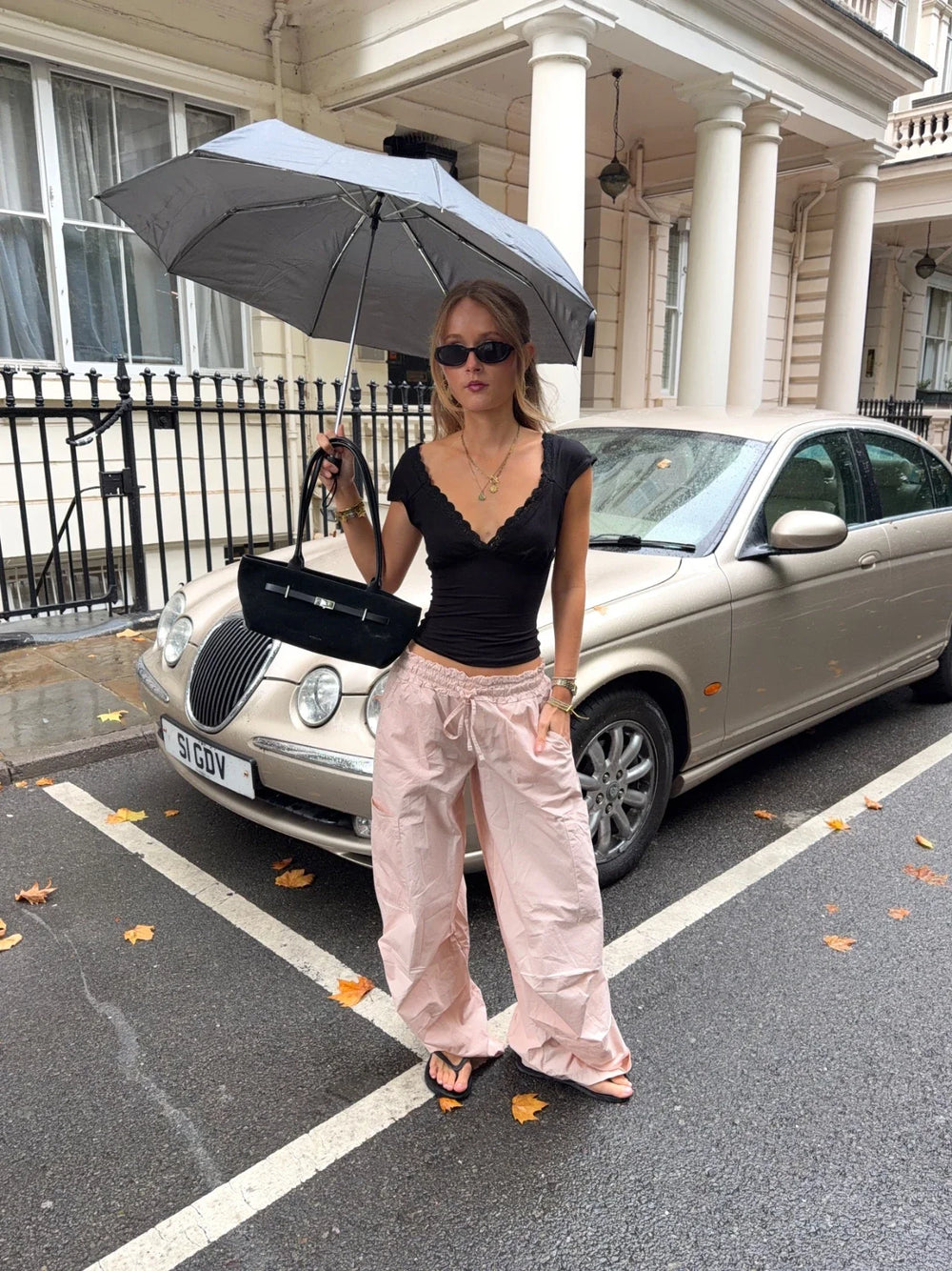 Malin Tomkins cargo pants - Light pink