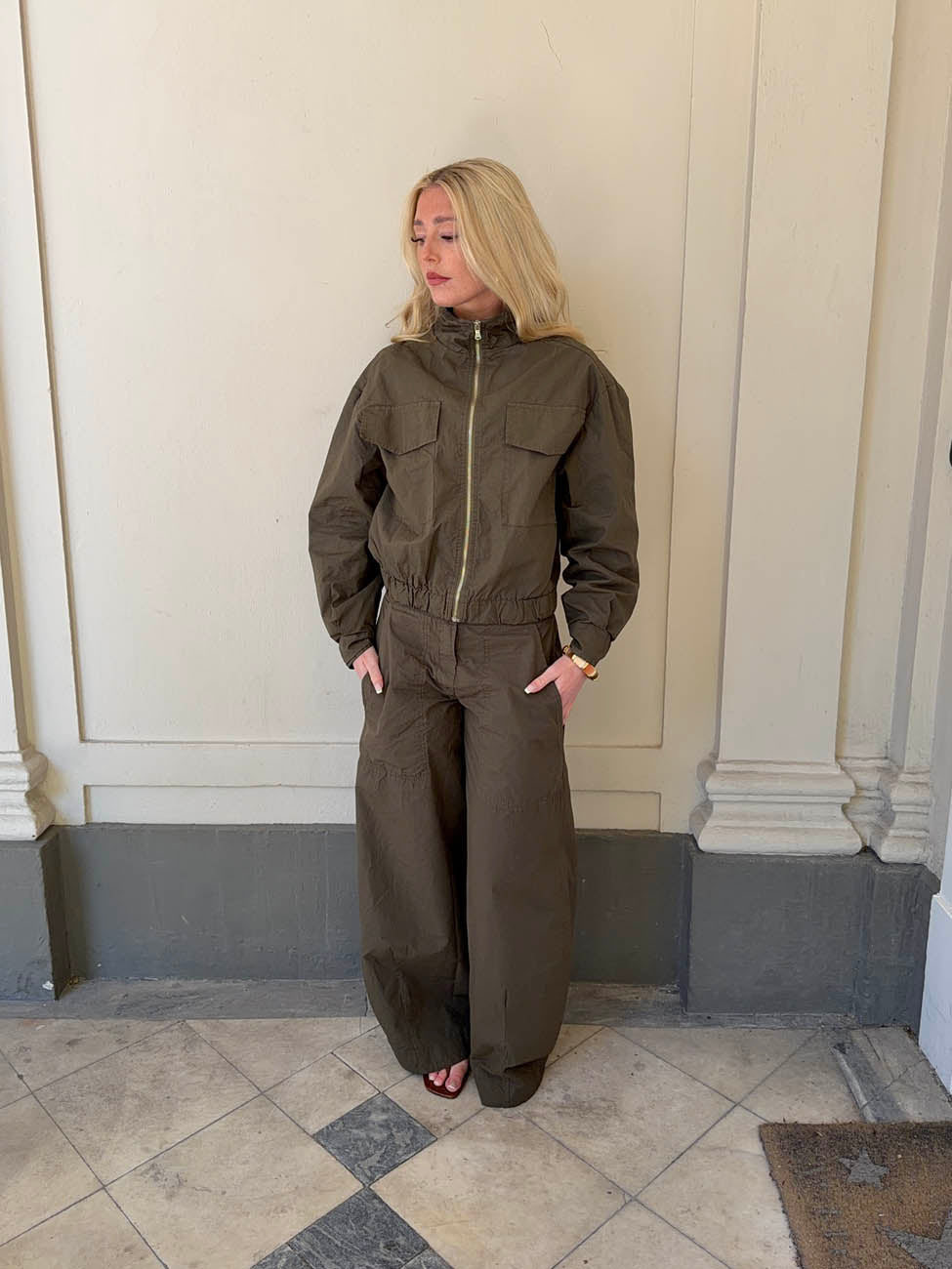 Takinnia cargo jacket - Khaki