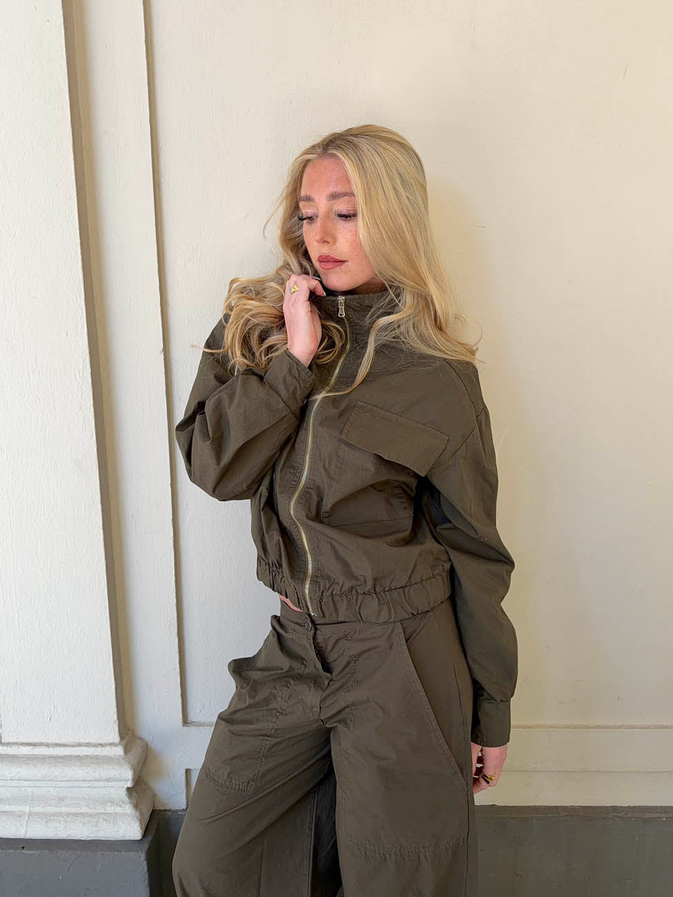 Takinnia cargo jacket - Khaki