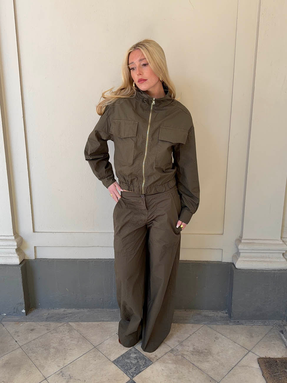 Takinnia cargo jacket - Khaki