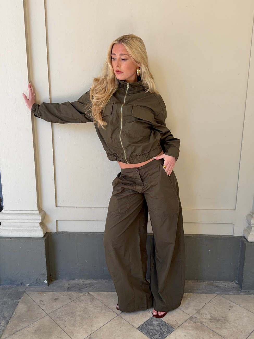 Takinnia cargo jacket - Khaki