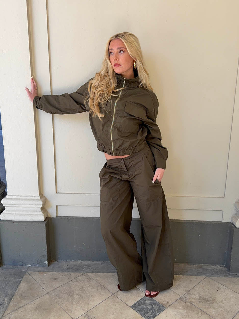 Takinnia cargo jacket - Khaki