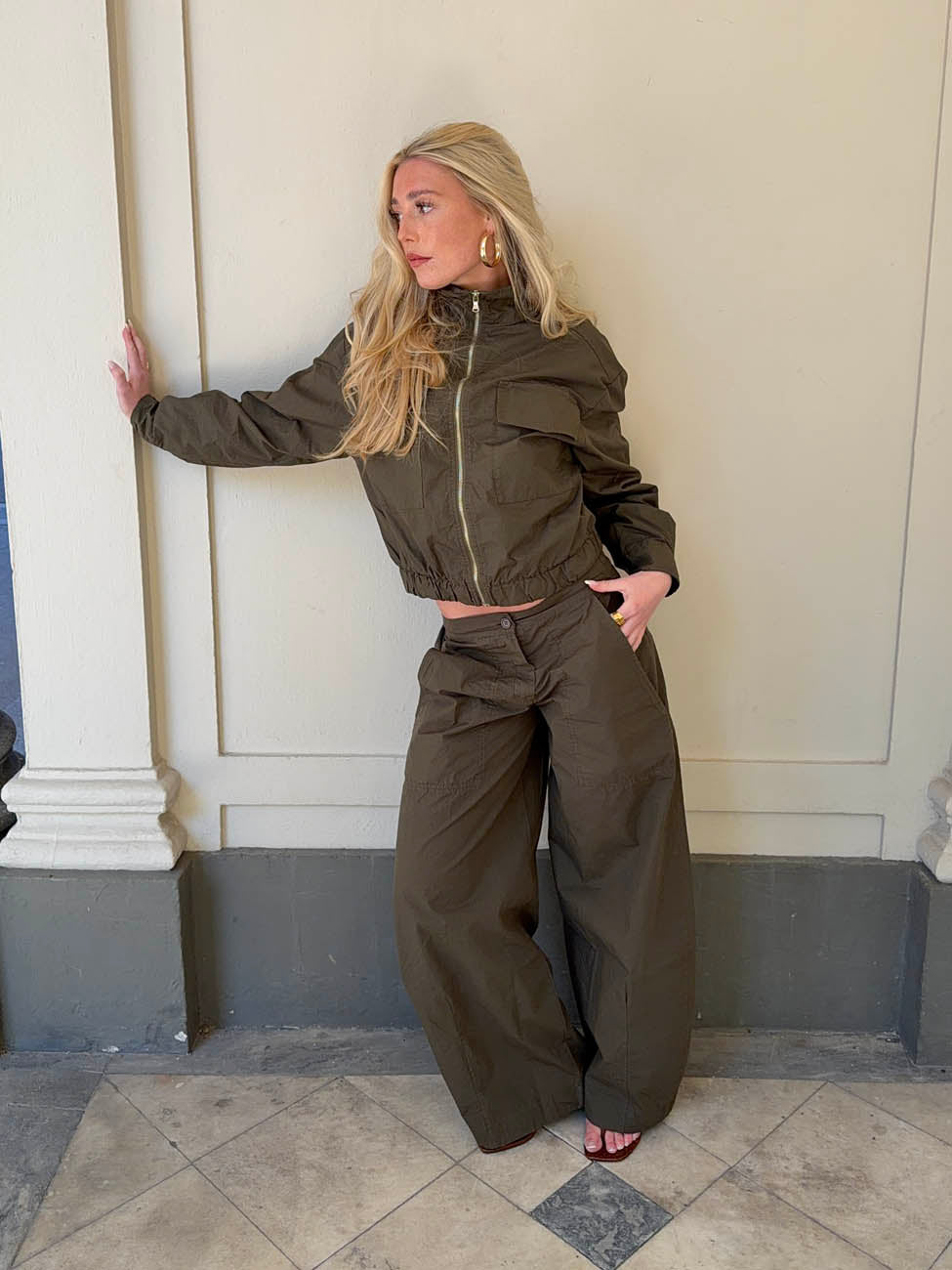 Takinnia cargo jacket - Khaki