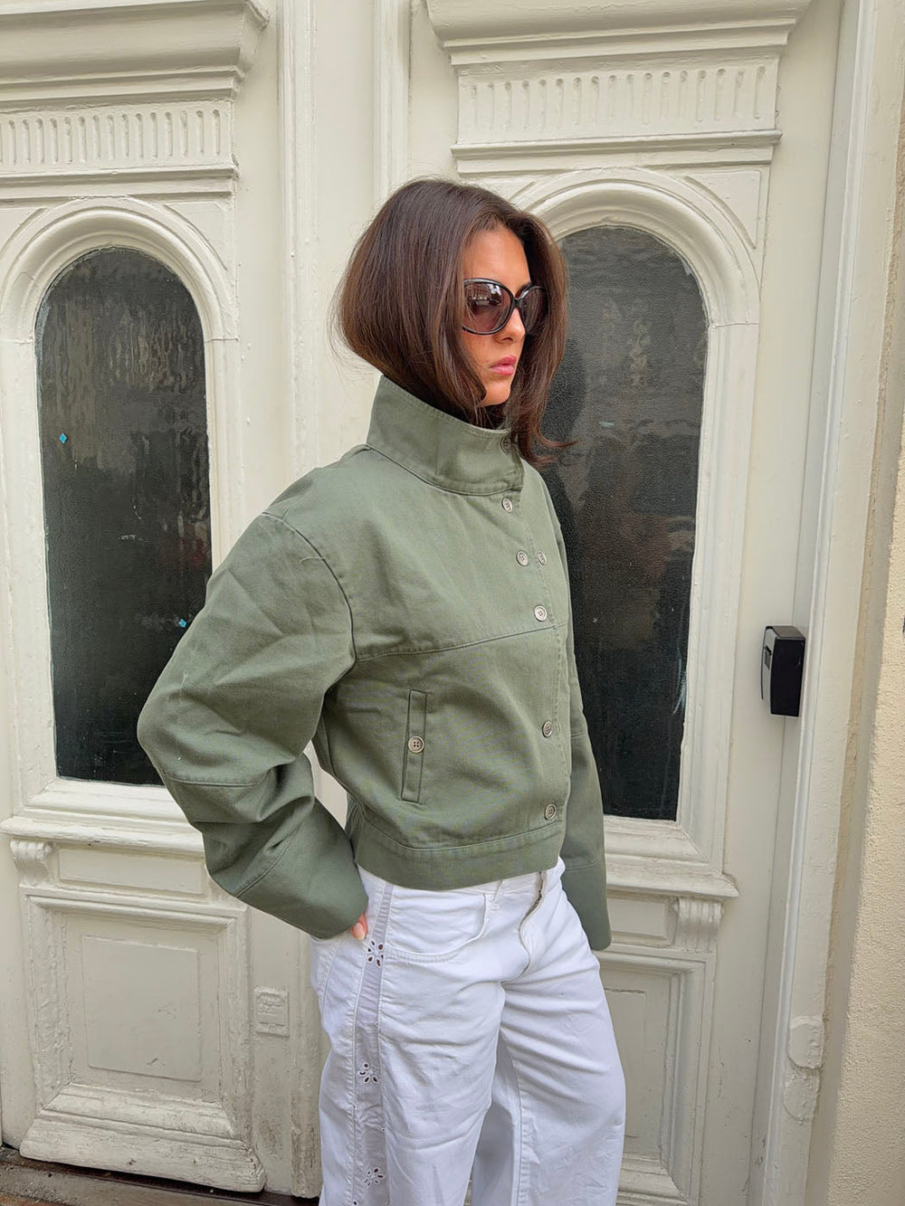Sophy cargo jacket - Dark green