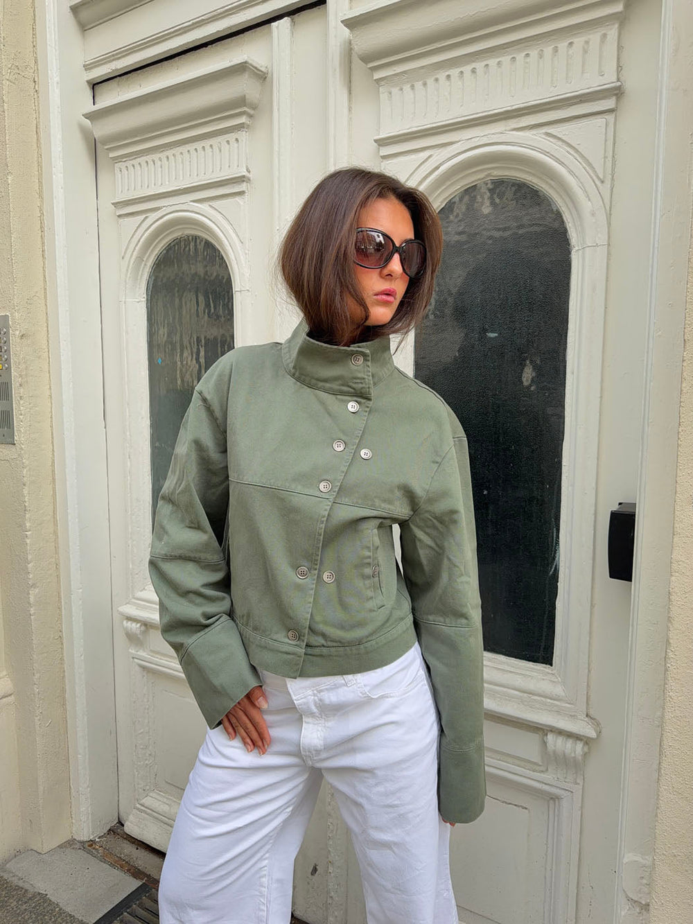 Sophy cargo jacket - Dark green