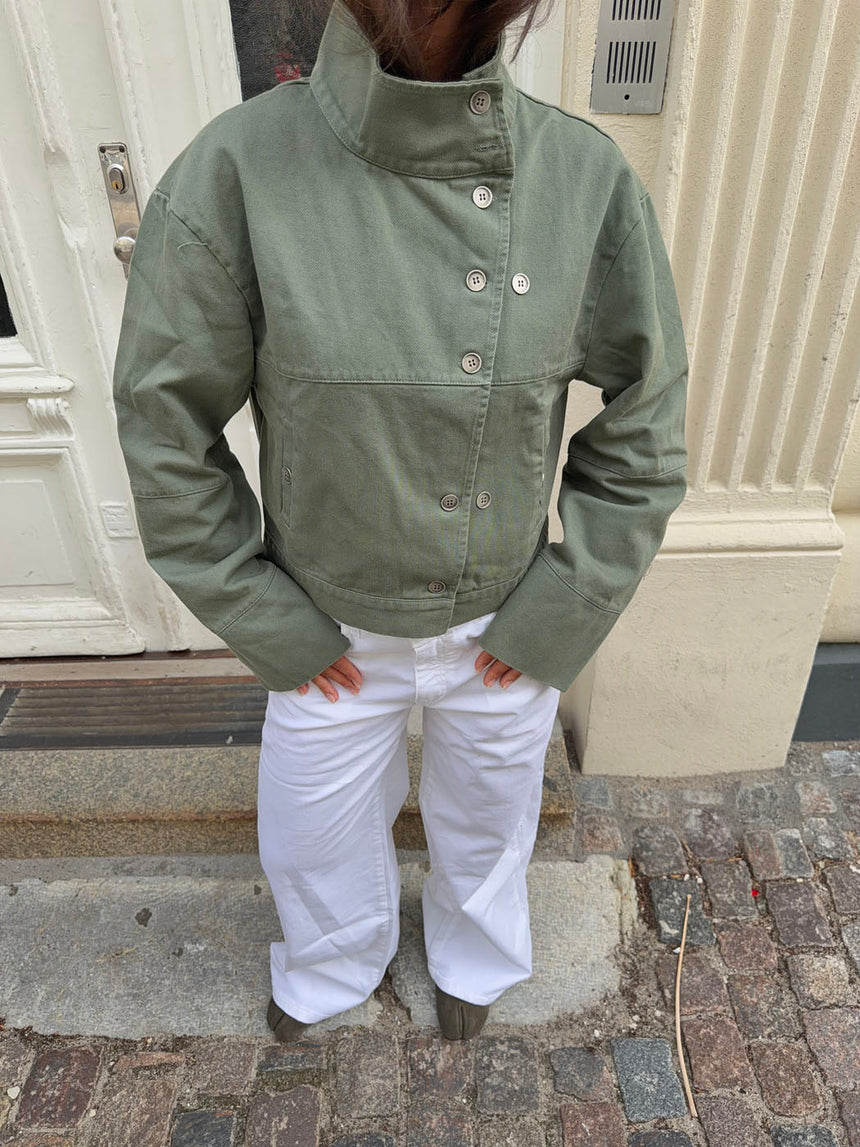 Sophy cargo jacket - Dark green