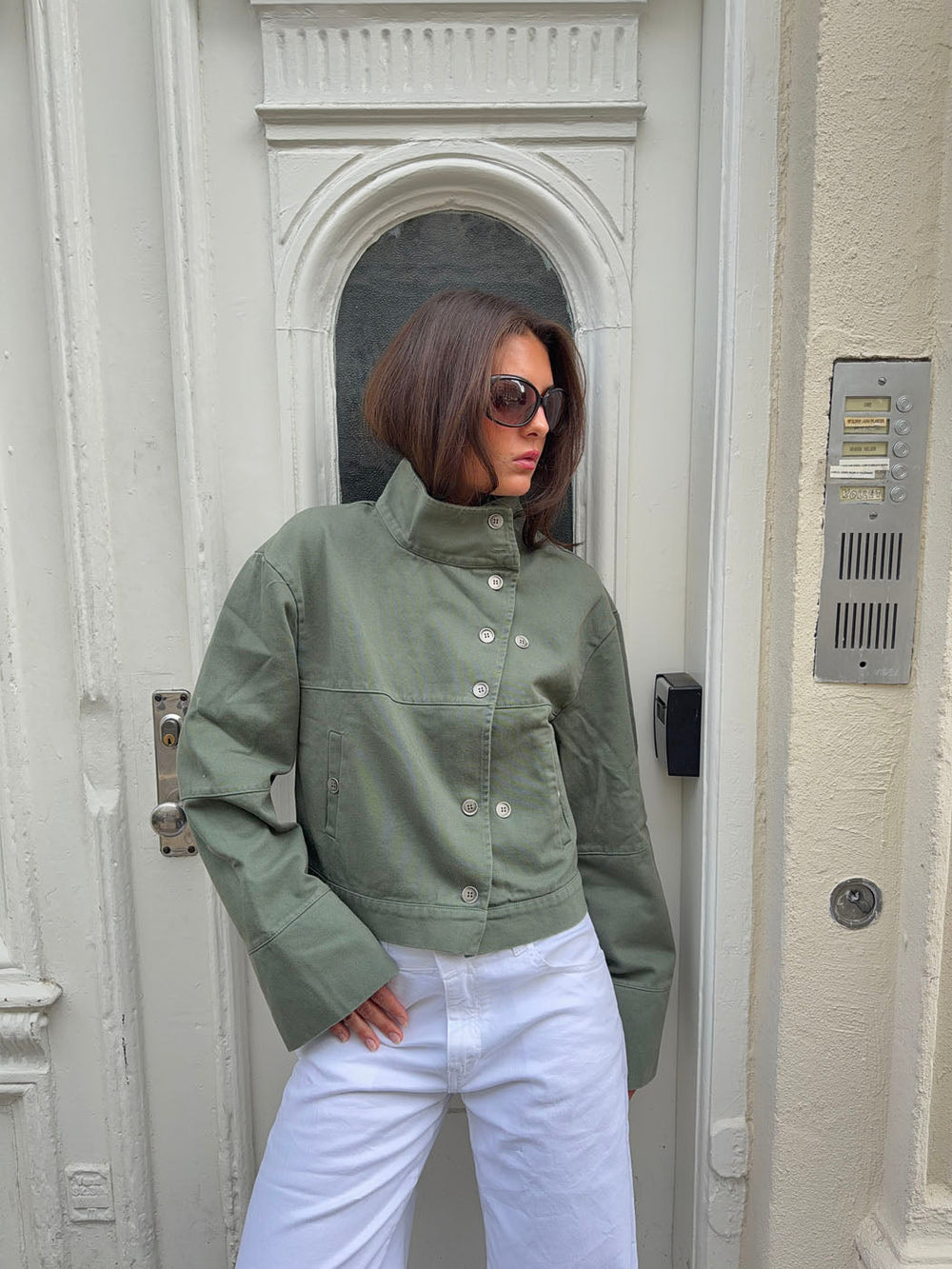 Sophy cargo jacket - Dark green