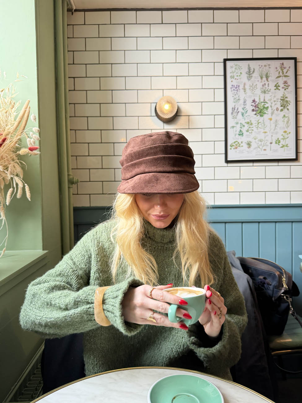 Lykke chunky bangle - Light caramel