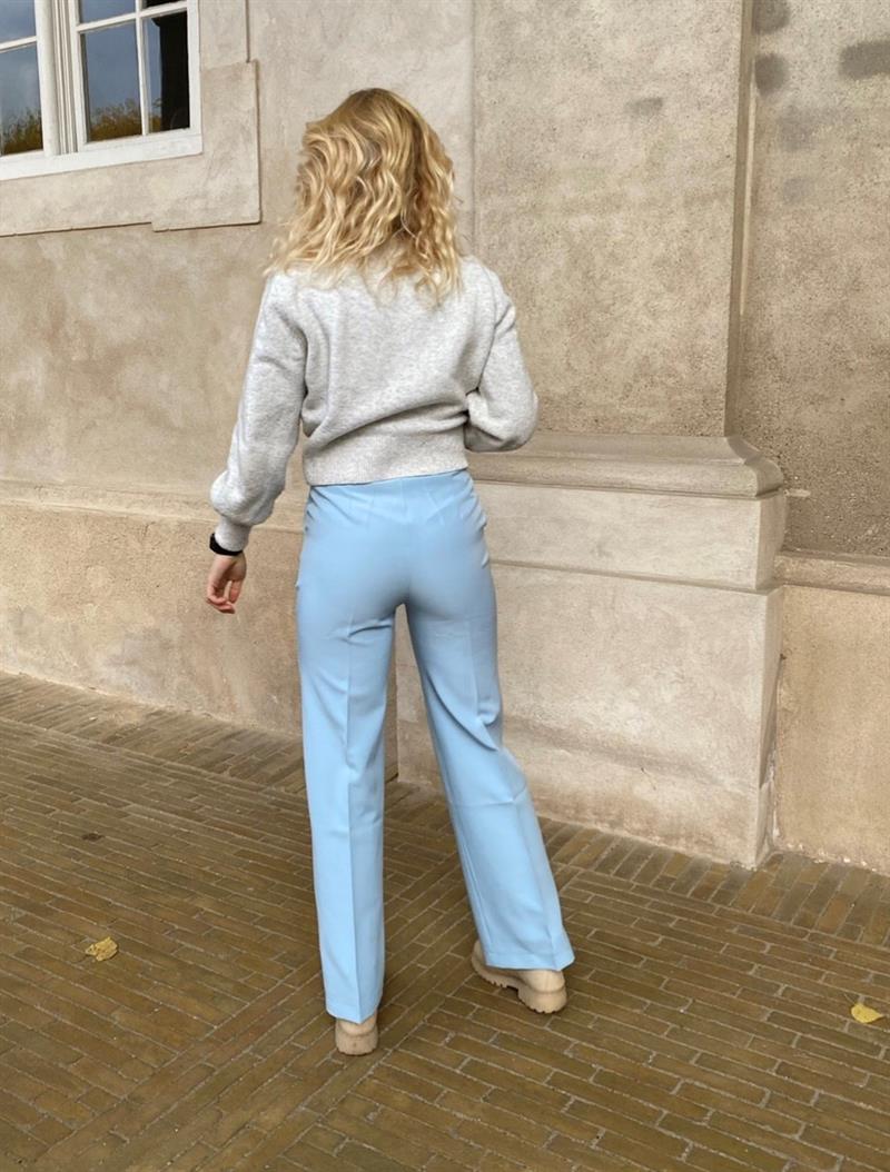 Classic wide pants baby blue