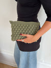 Crochet clutch - Green