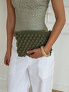 Crochet clutch - Green