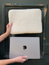 Sofi laptop sleeve - White