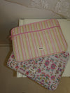 Honey computer sleeve - Pink med lyse gule striber
