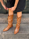 Cille Cowboy Boots - Brown