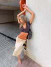Willow crop top - Grey